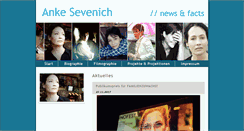 Desktop Screenshot of anke-sevenich.de